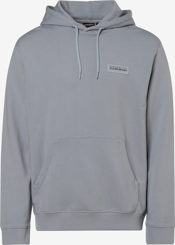 NAPAPIJRI Sweatshirt in Grey: front