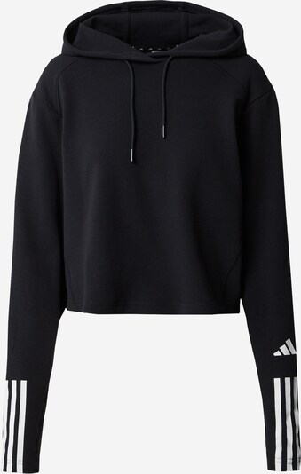 ADIDAS PERFORMANCE Sportsweatshirt 'Essentials' in schwarz / weiß, Produktansicht
