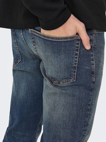 Only & Sons - regular Vaquero 'LOOM' en azul