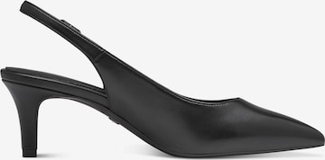 TAMARIS Slingback pumps i svart