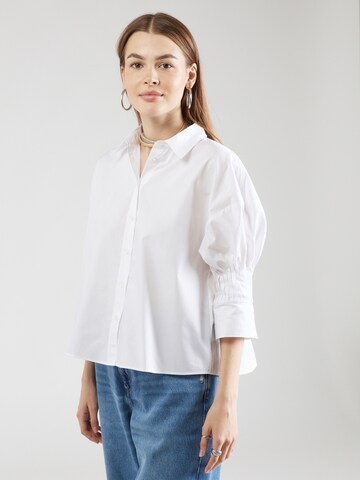Camicia da donna 'ETJE' di HUGO in bianco: frontale
