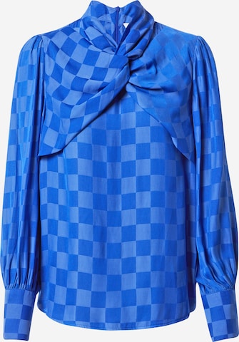 Warehouse Bluse in Blau: predná strana