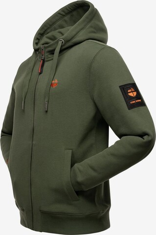 STONE HARBOUR Zip-Up Hoodie 'Billy Joy' in Green