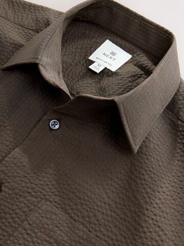 Coupe regular Chemise Next en marron
