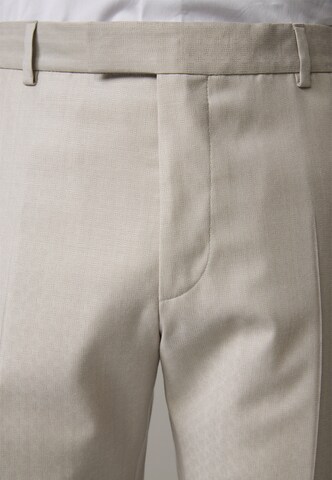 Coupe slim Pantalon à plis STRELLSON en beige