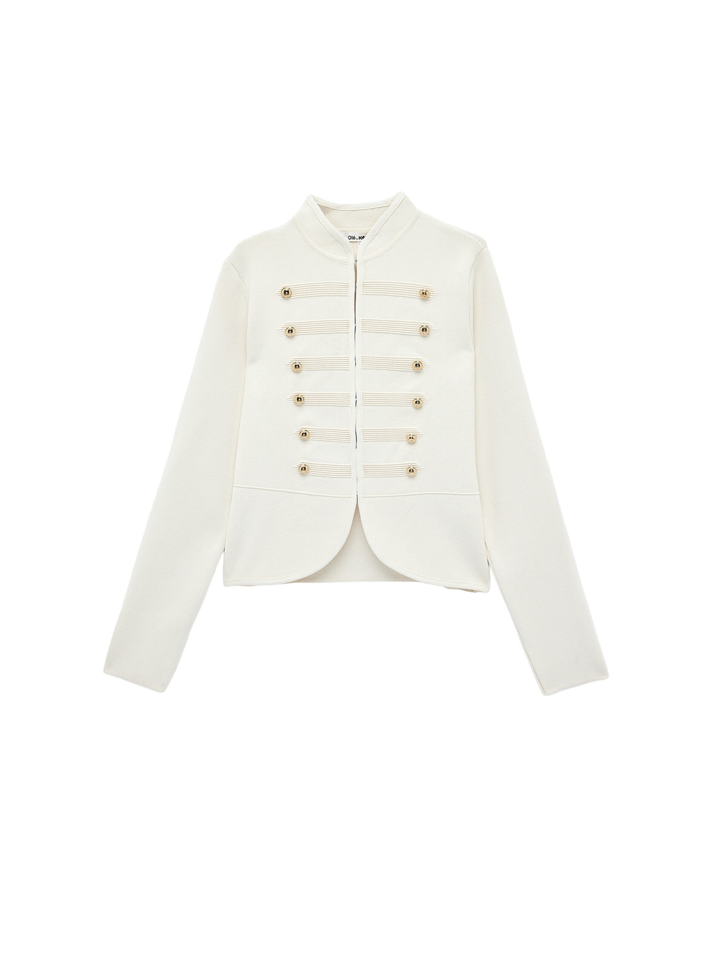Koton Between-Season Jacket in White: front