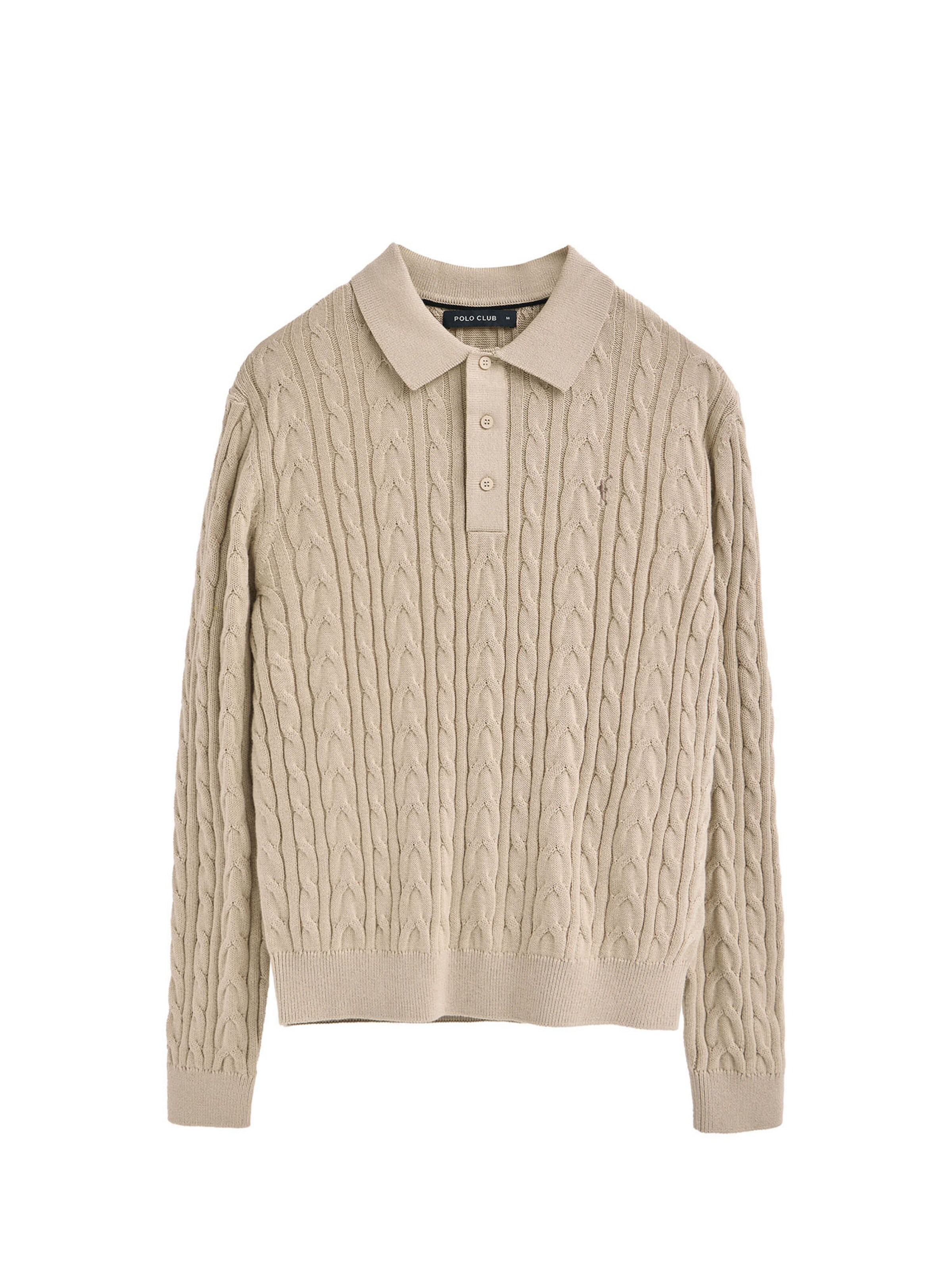 Polo Club Pullover in Beige: Vorderseite