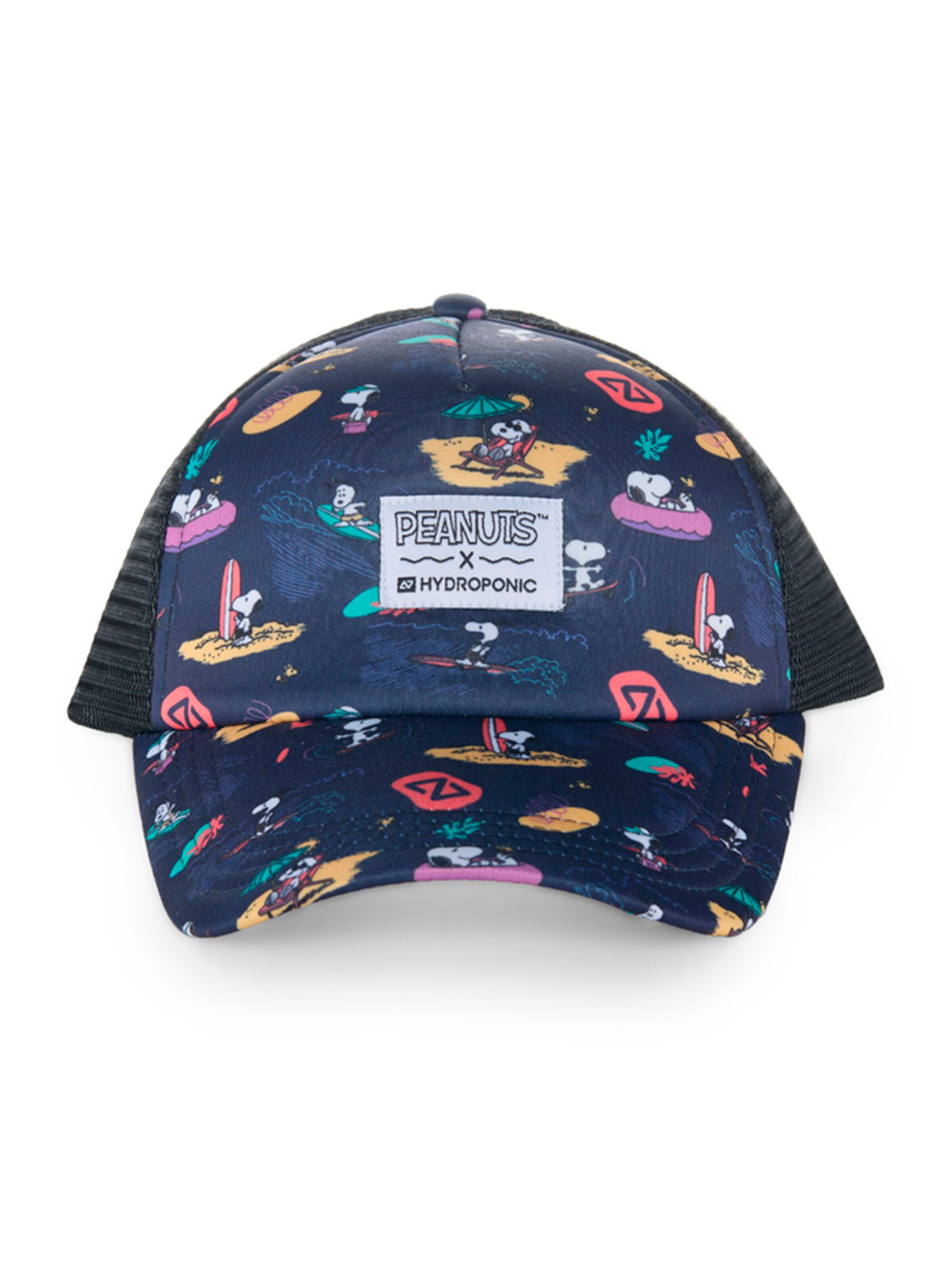 hydroponic - Gorra deportiva 'Hydroponic x Peanuts Beach Cap' en azul: frente