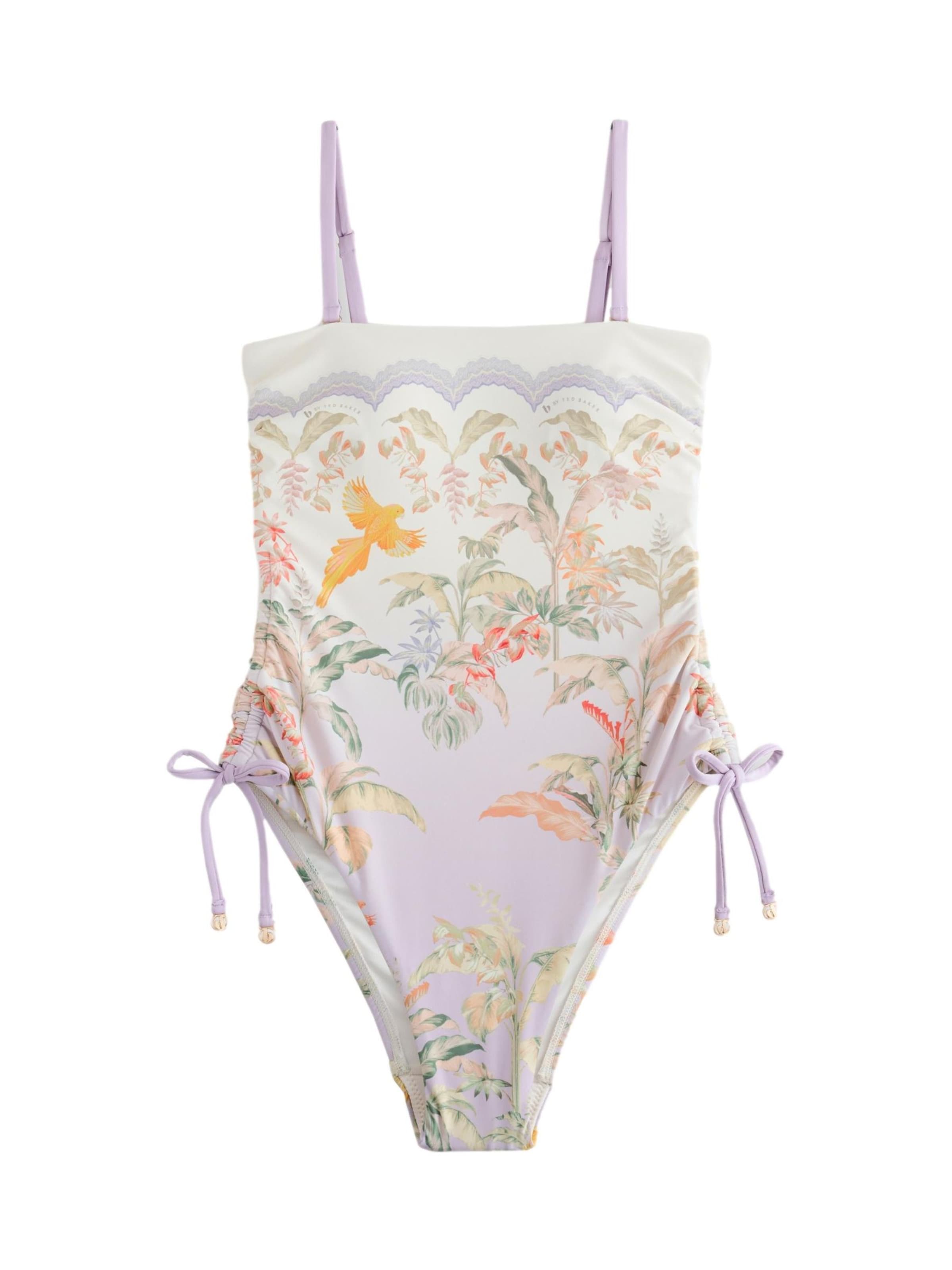 Costume intero di B by Ted Baker in lilla: frontale