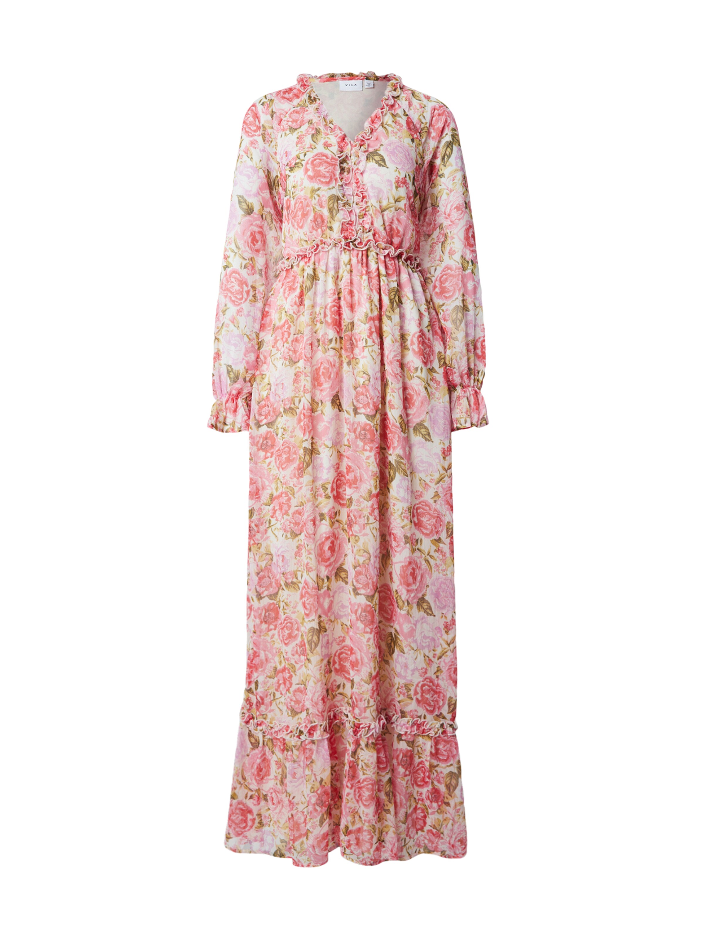 VILA - Vestido 'VIEMSA' en beige: frente