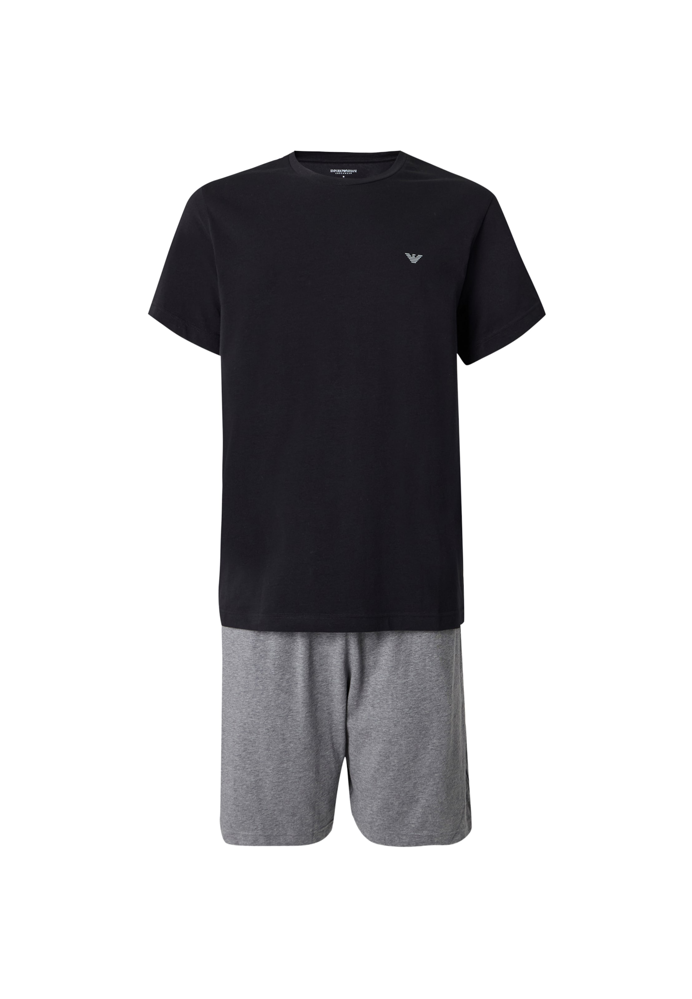 juoda Emporio Armani Trumpa pižama: priekis