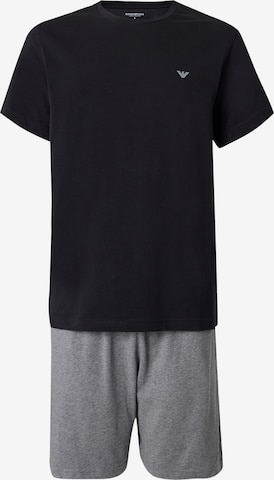 juoda Emporio Armani Trumpa pižama: priekis