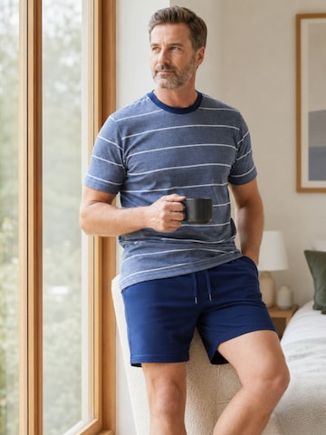 zd ZERO DEFECTS Pyjama kort 'Modal Eos' in Blauw