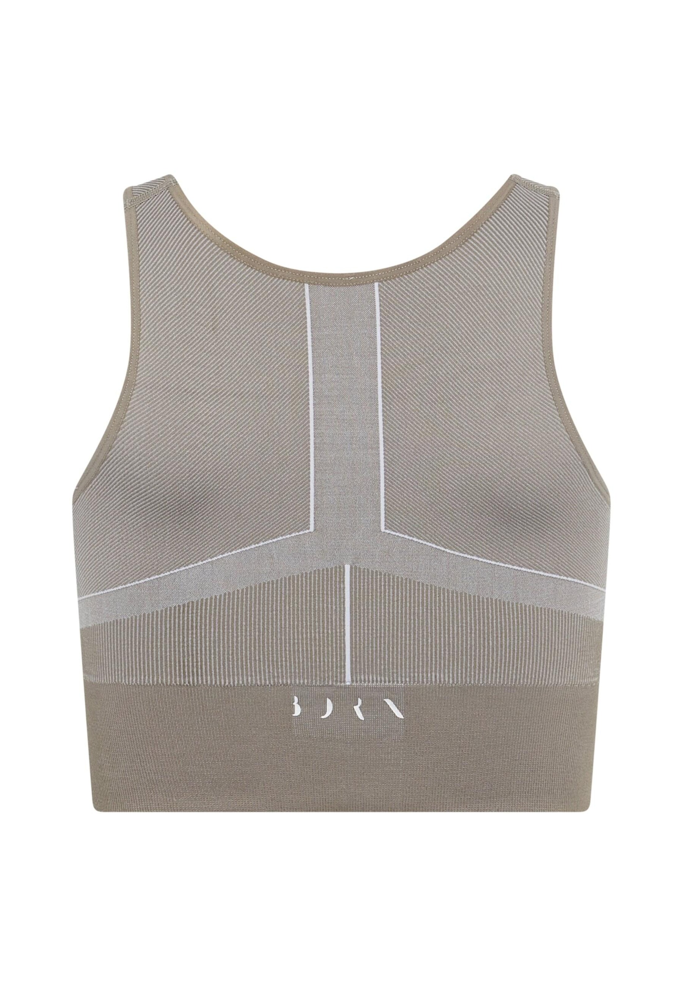 Born - Top desportivo 'Cara' em cinzento