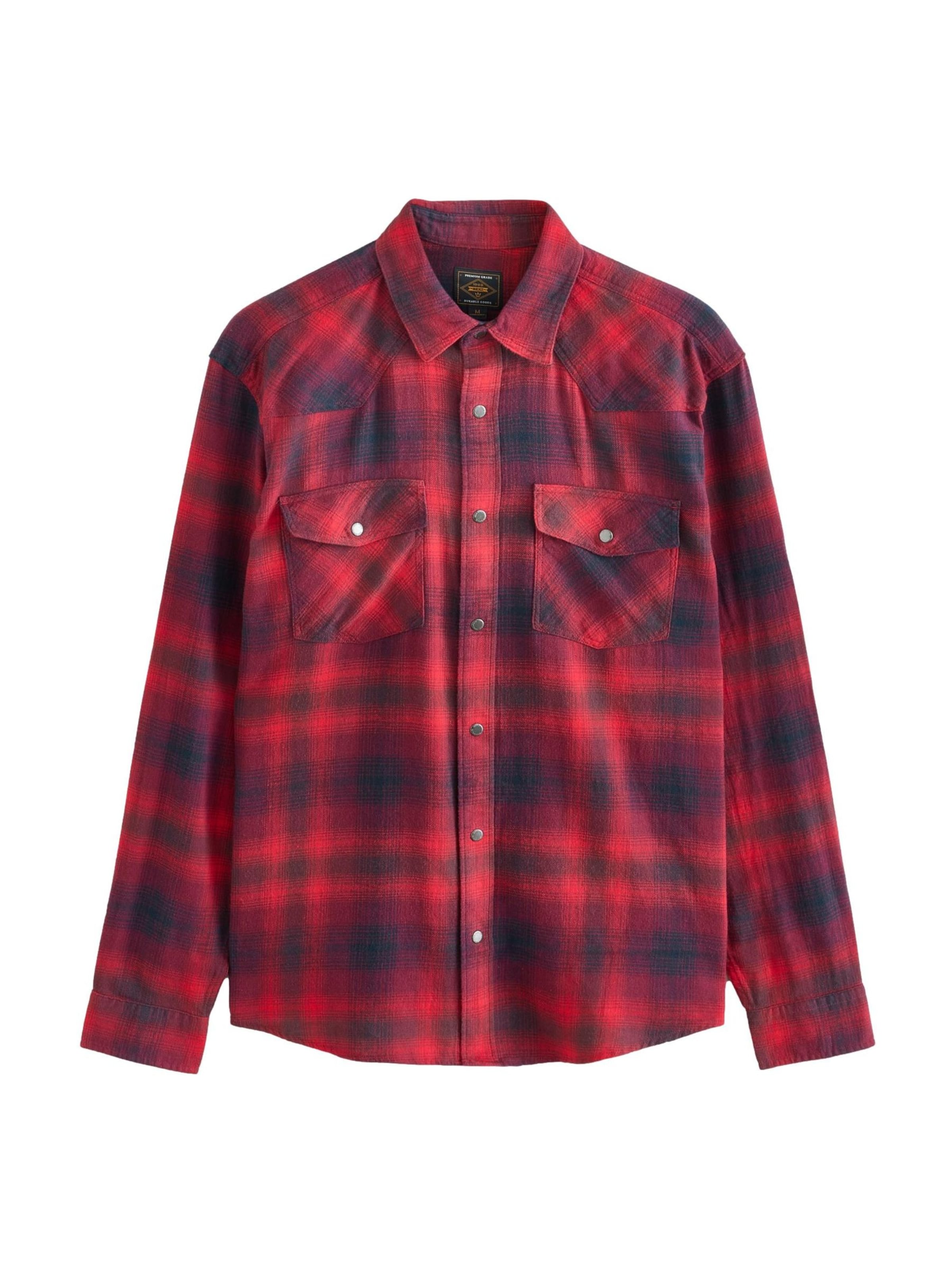 Next Regular fit Skjorta i röd: framsida