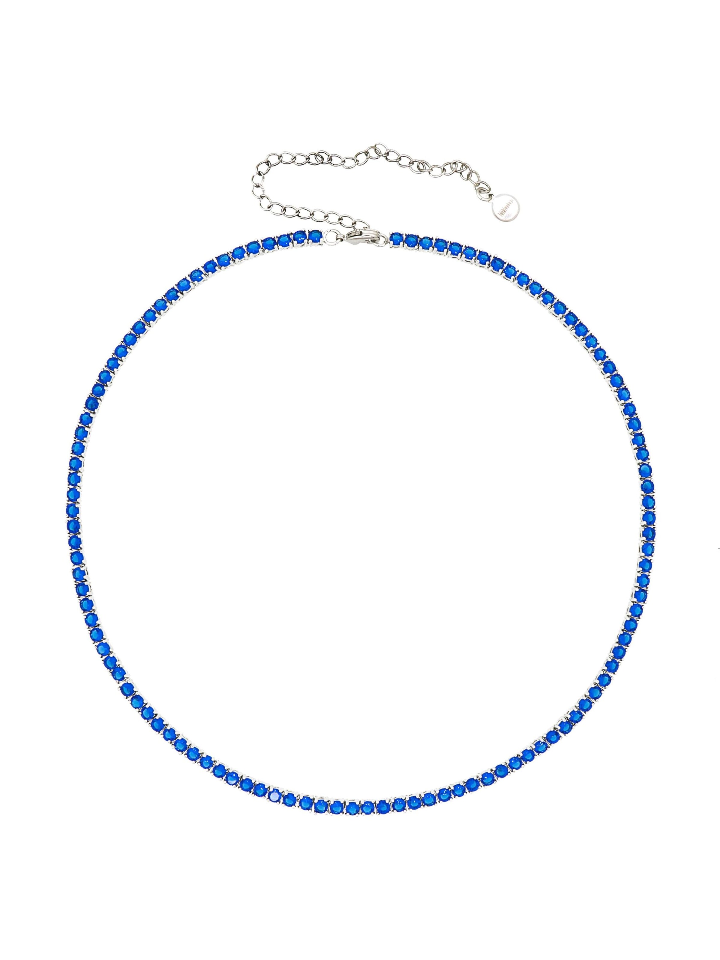 Fashionbox Necklace in Blue: front
