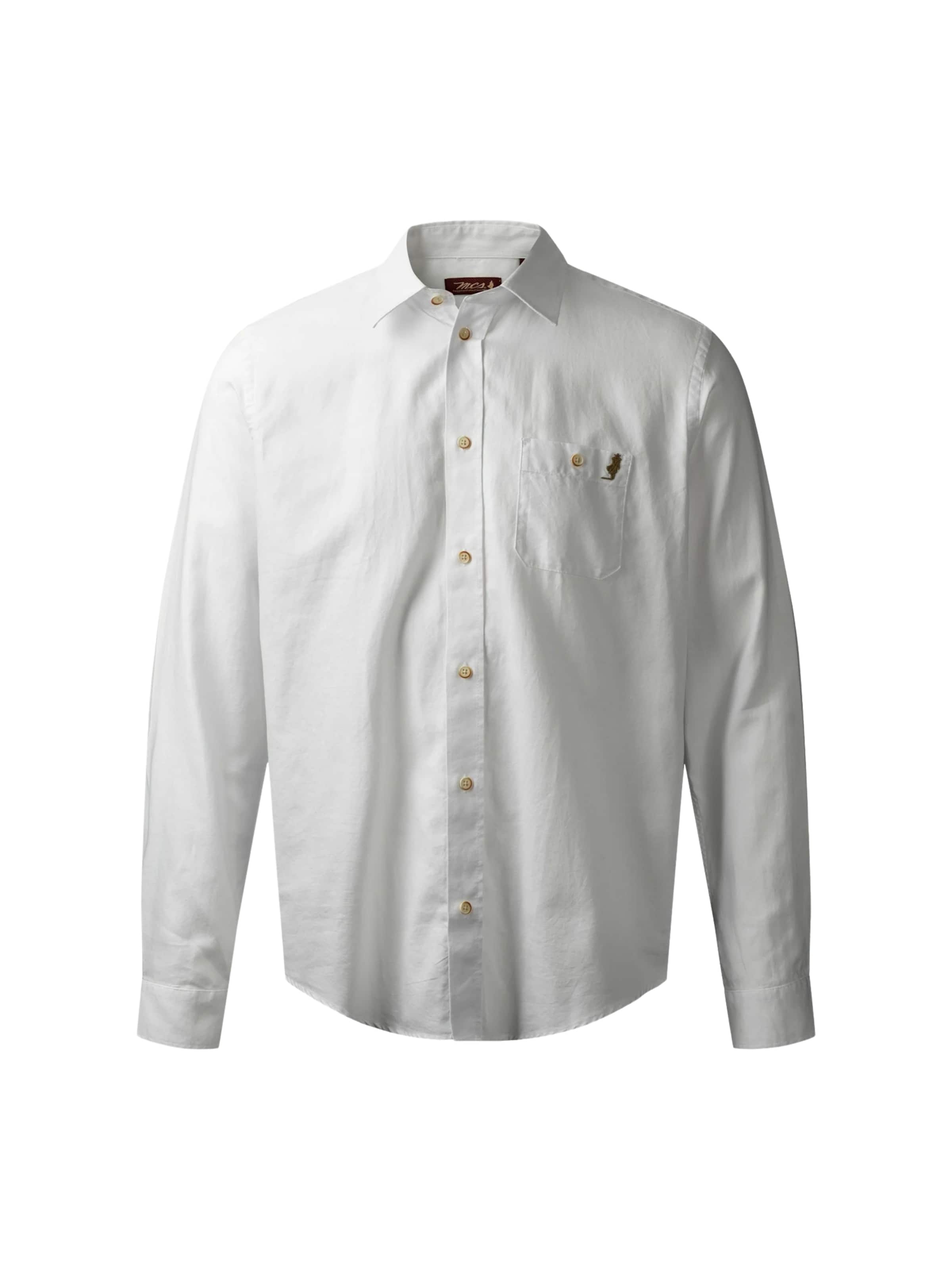 MCS Regular Fit Forretningsskjorte 'Brandon' i hvid: forside