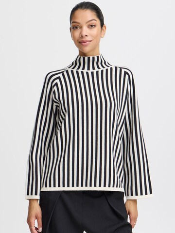 Pull-over 'BYOTARI' b.young en noir : devant