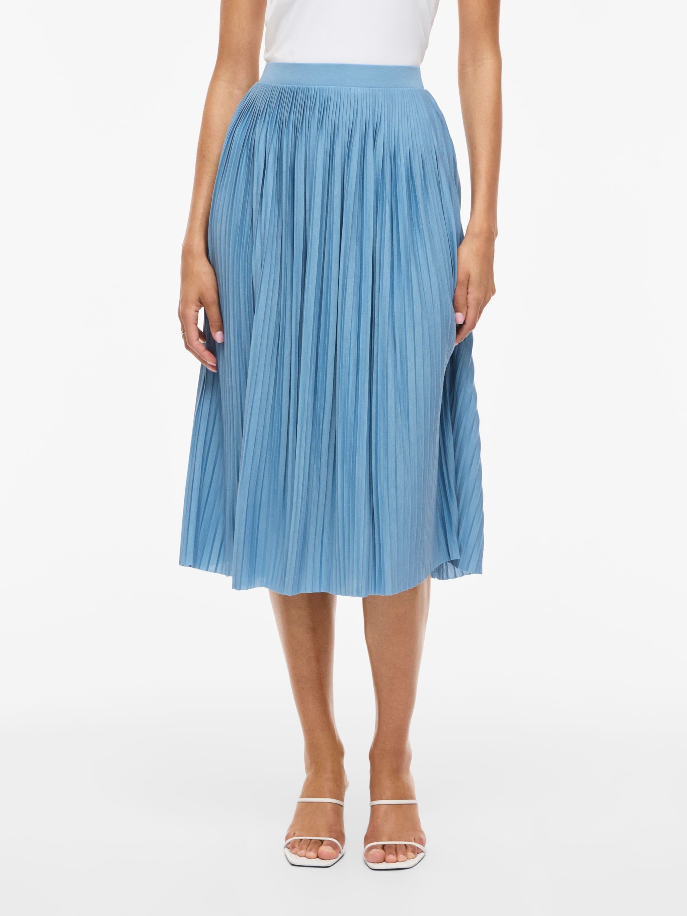 VILA Nederdel 'VIPLIS' i blå: forside