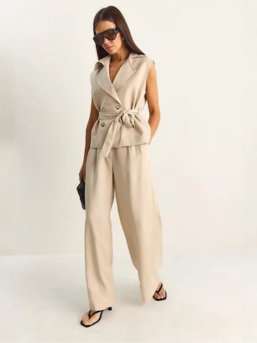 Bianco Lucci Pantsuit in Beige
