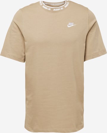 Nike Sportswear T-Shirt in Beige: predná strana