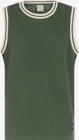PROTEST Shirt 'PRTFalty JR' in Groen: voorkant