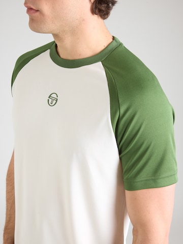 Sergio Tacchini Koszulka funkcyjna 'Rispecchio' w kolorze beżowy