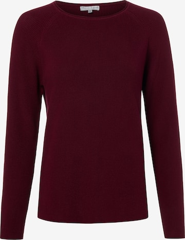 Pull-over Marie Lund en rouge : devant