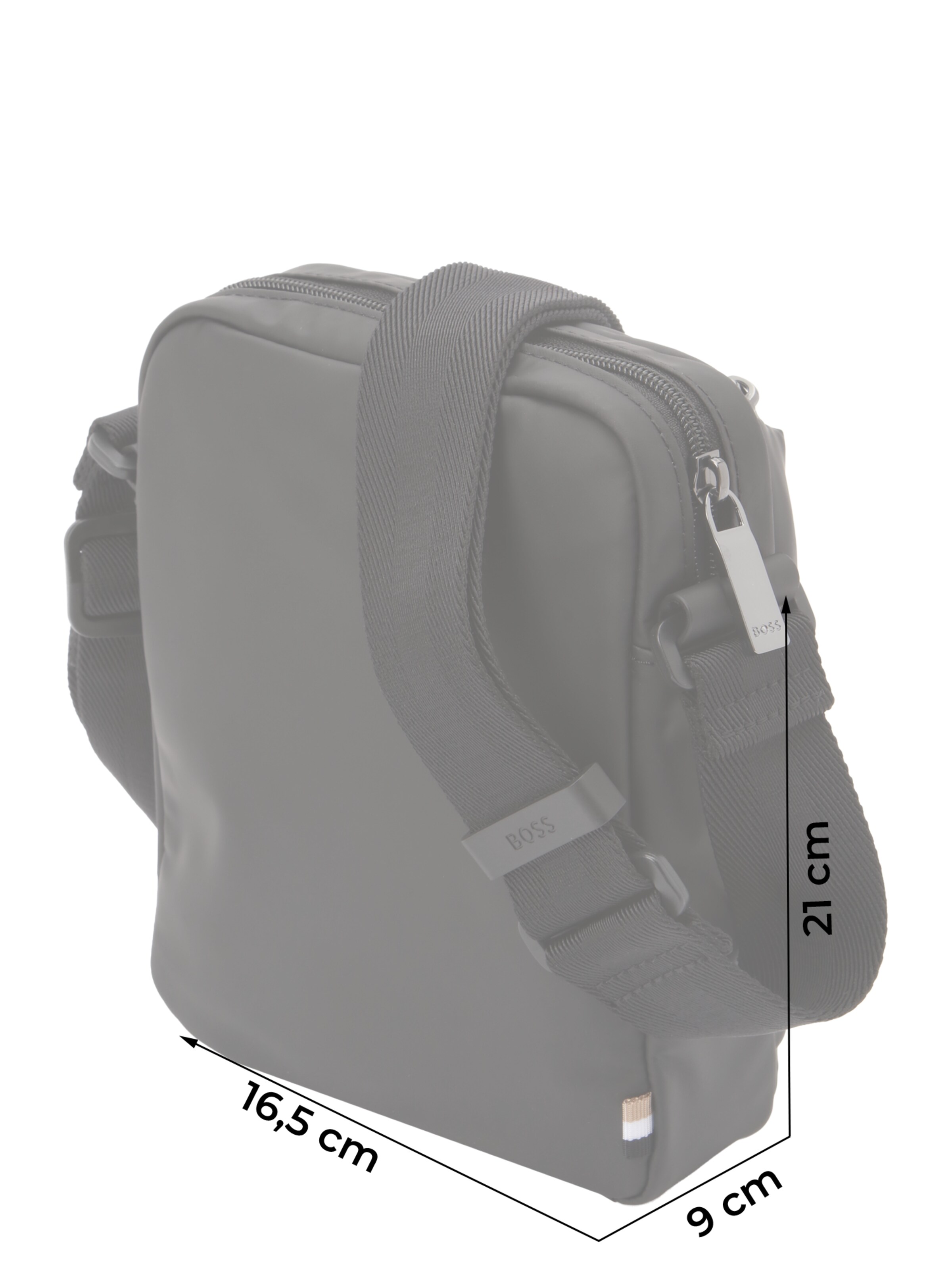 BOSS Skuldertaske 'Jace' i sort