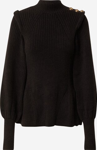 River Island Sweater in Black: front