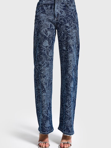 IT'S BASIC Wide leg Jeans 'WIDE LEG MID RISE JEANS' in Blauw