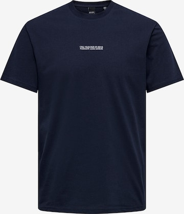 Only & Sons T-Shirt 'Musk' in Blau: predná strana