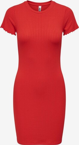 JDY Καλοκαιρινό φόρεμα 'Fransiska' σε κόκκινο: μπροστά