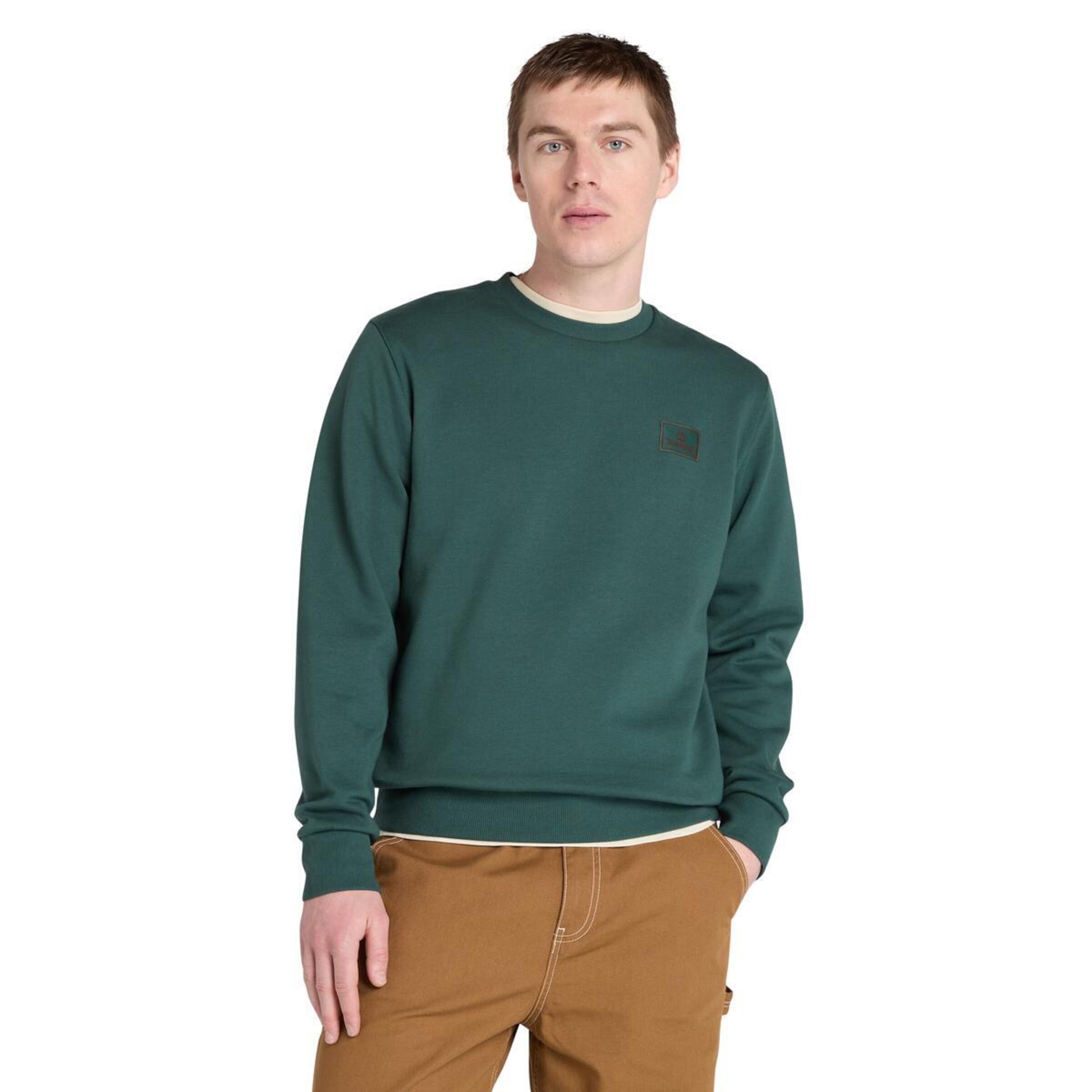 TIMBERLAND Sweatshirt in Grün: Vorderseite