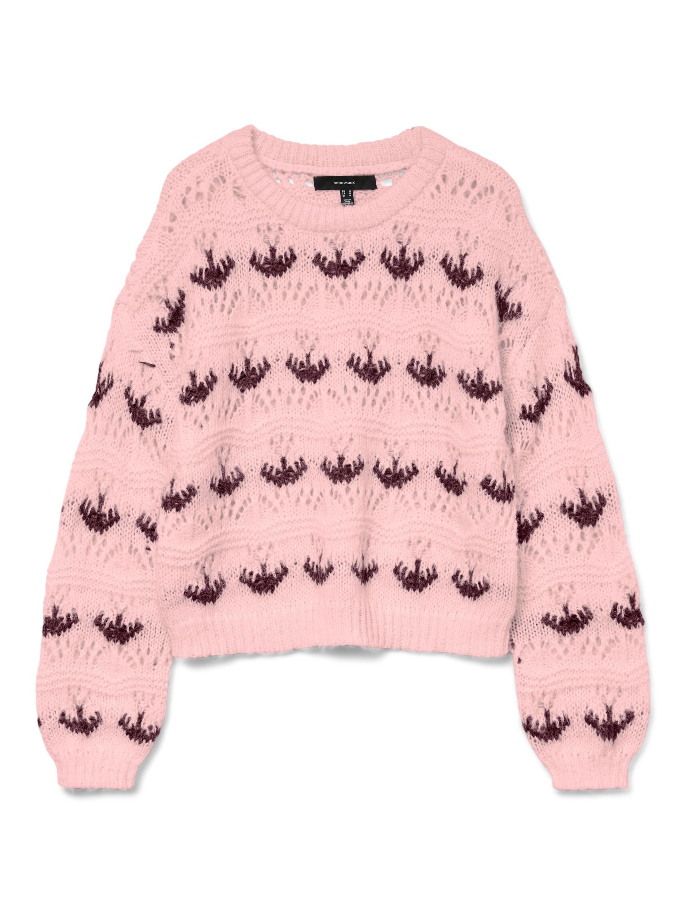 VERO MODA Trui 'VMIdelle' in Roze: voorkant