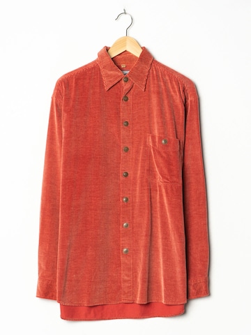Le Frog Button Up Shirt in XL-XXL in Red: front