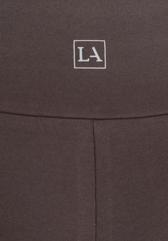 LASCANA Skinny Workout Pants in Brown