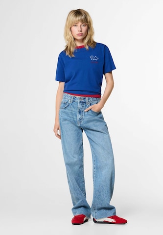 Red Bull Racing x Pepe Jeans Shirt 'Driving' in Blauw
