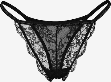 String Yenita en noir : devant