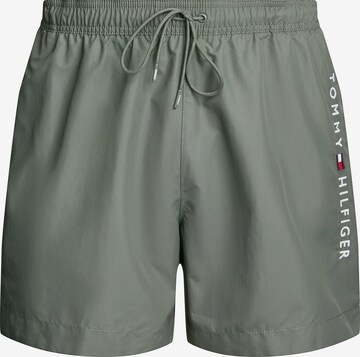 TOMMY HILFIGER Board Shorts in Green: front