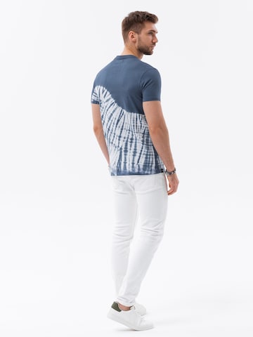 T-Shirt 'S1617' Ombre en bleu