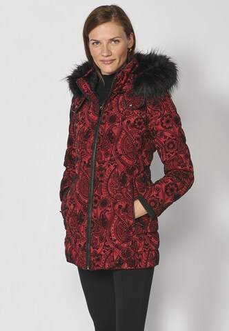 Veste mi-saison KOROSHI en rouge