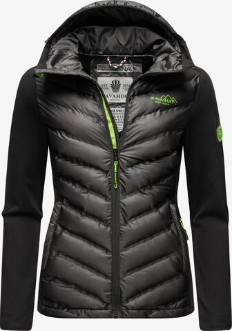 NAVAHOO Between-Season Jacket 'Nimm Mich Mit' in Black: front