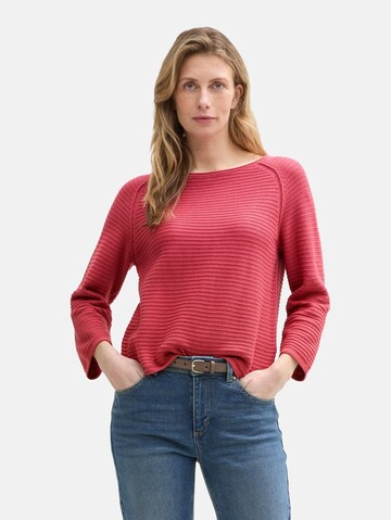 TOM TAILOR Sweater in Red: front