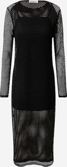 EDITED Stickad klänning 'Zuleika' i svart, Produktvy