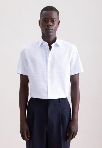 SEIDENSTICKER Slim fit Button Up Shirt in White: front
