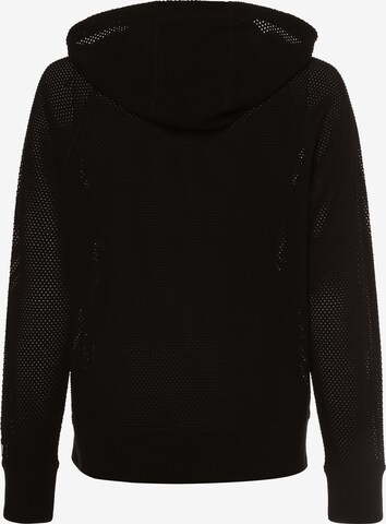DKNY Zip-Up Hoodie in Black