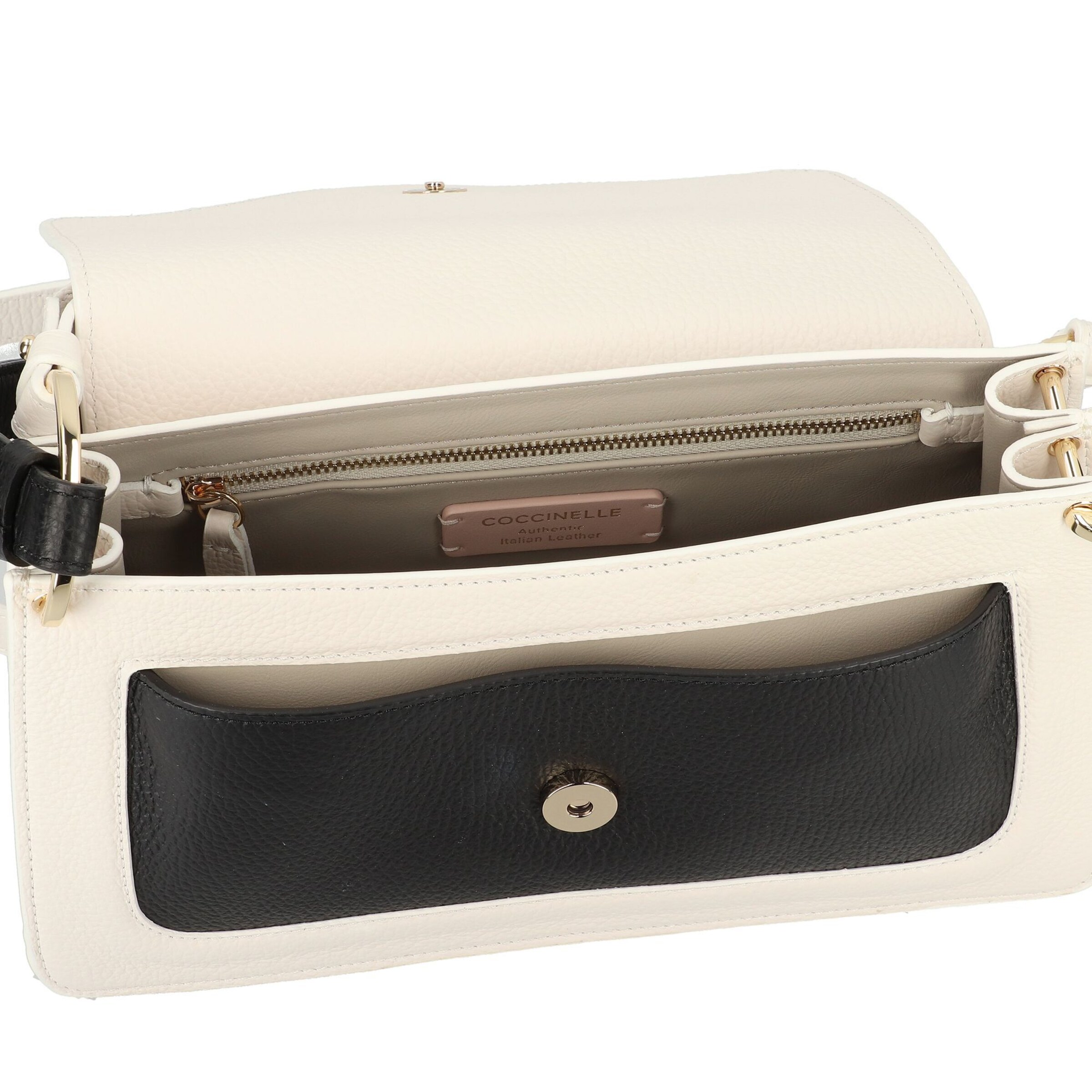 Coccinelle Schultertasche 'C-Me' in Weiß