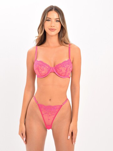 Orchibelle Bustier Wäsche-Sets‌‌‌ in Pink