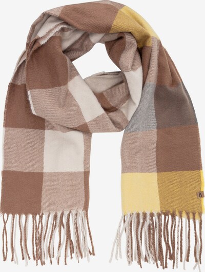CAMEL ACTIVE Schal in beige / braun / gelb / grau, Produktansicht